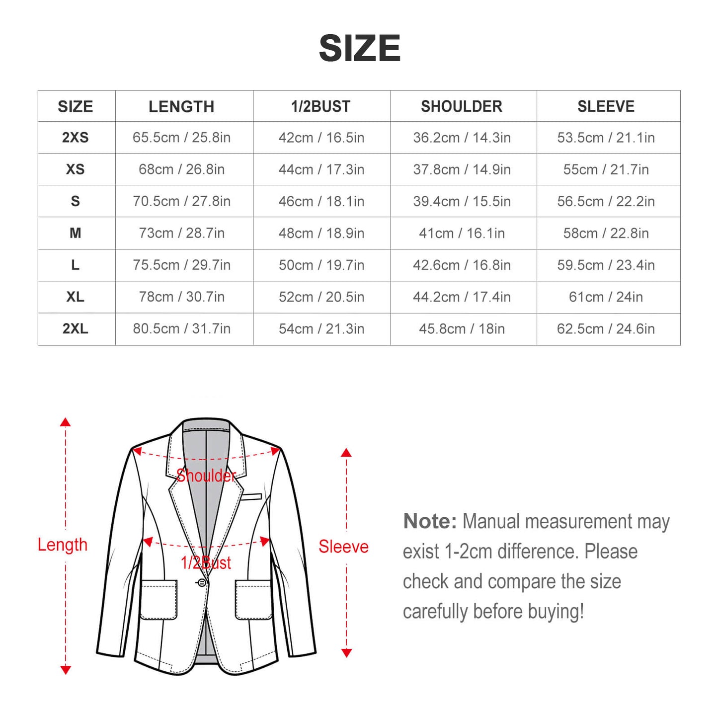Women's Madison Ave Brown Black White & Red Plaid Fall Pattern Design Monogram Formal Casual Blazer Initials Can Be Put On Lapel For Free...