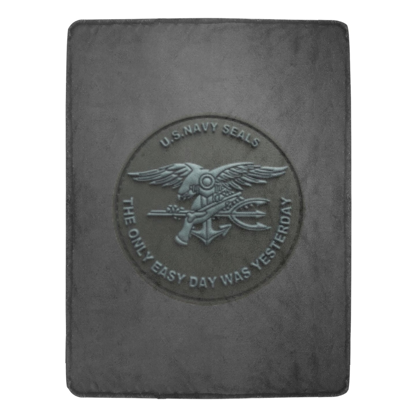 SEAL Ultra-Soft Micro Fleece Blanket 60"x80" (Thick) Name Rank Can Be Put On This Blanket...