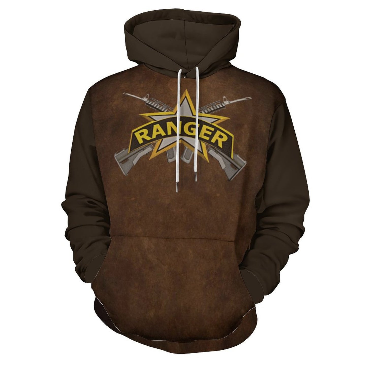Men's Women's Doc U.S Army Ranger Double Layer Loose Soft Fitting Hoodie Double-Layer Hood All-Over Print Adult Hoodie