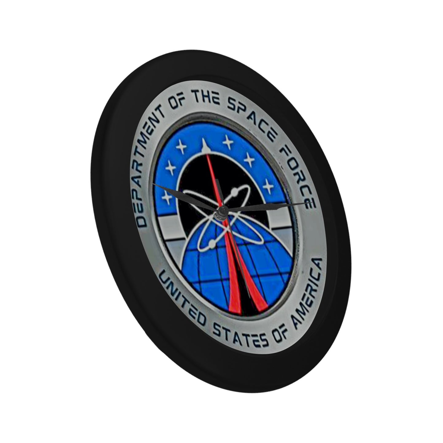 U.S. U.S. Departement Of The Space Force Outer Wall Clock Circular Plastic Wall clock