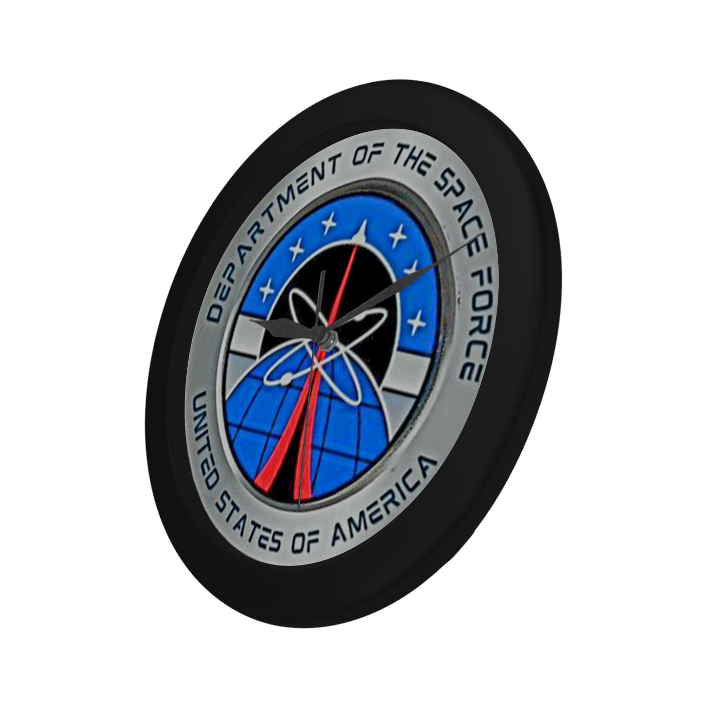 U.S. U.S. Departement Of The Space Force Outer Wall Clock Circular Plastic Wall clock