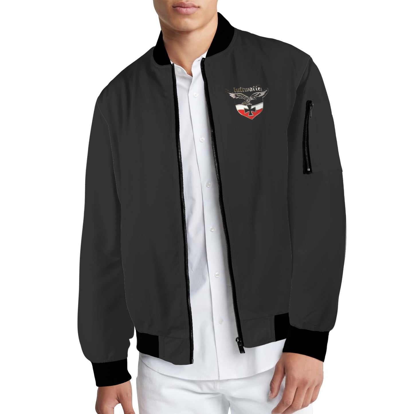 Men's Luftwaffe Bomber Jacket By Madison Ave (Model H65)