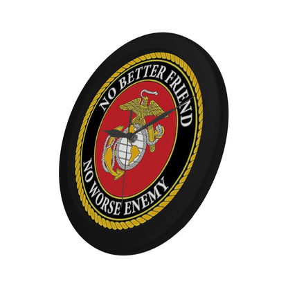 US Navy Gold Red Black Outer Wall Clock Circular Plastic Wall clock