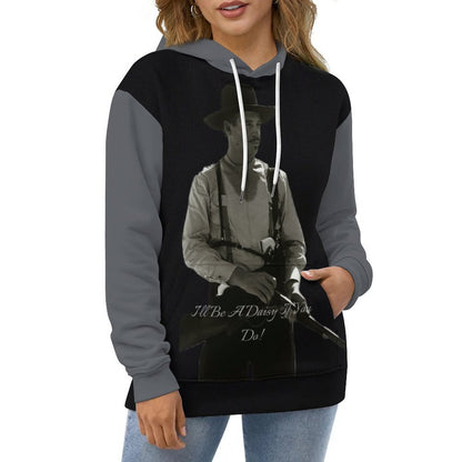 Men's Women's Doc Holliday (Val Kilmer) Double Layer Loose Soft Fitting Hoodie Double-Layer Hood All-Over Print Adult Hoodie