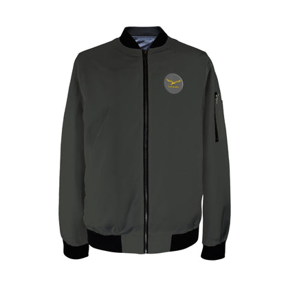 Men's U.S. Air Force Arm Pocket Bomber Jacket By Madison Ave (Model H65)