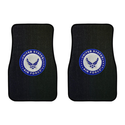 U.S. Air Force Monogram Custom Floor Mats Front Car Floor Mat (2pcs) Comes With Initials Or Name On Them...