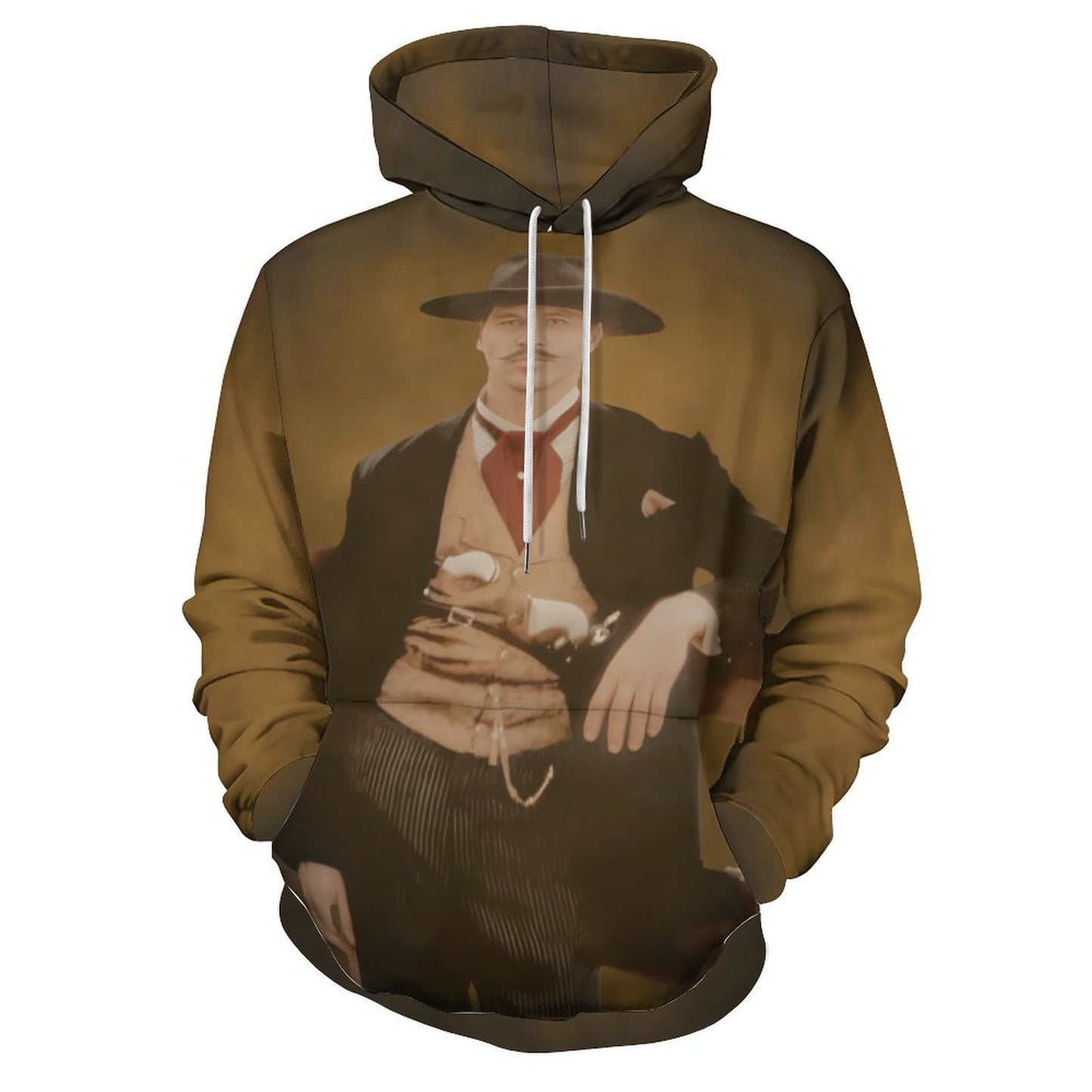 Men's Women's Doc Holliday (Val Kilmer) Double Layer Loose Soft Fitting Hoodie Double-Layer Hood All-Over Print Adult Hoodie
