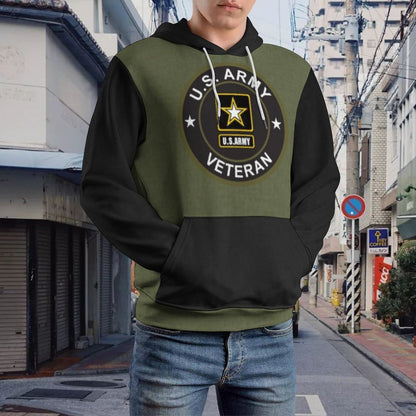 Men's Women's Madison Ave U.S. Army Veteran Soft Double Layer Loose Fitting Hoodie