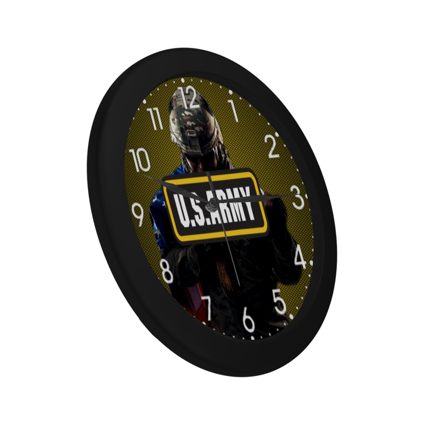 US Army & Soldier Insignia Wall Clock Circular Plastic Wall clock