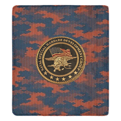 U.S Naval Special Warfare Development Group Emblem Ultra-Soft Micro Fleece Blanket 70''x80'' Name Rank Can Be Put On This Blanket...
