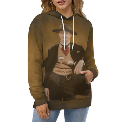 Men's Women's Doc Holliday (Val Kilmer) Double Layer Loose Soft Fitting Hoodie Double-Layer Hood All-Over Print Adult Hoodie