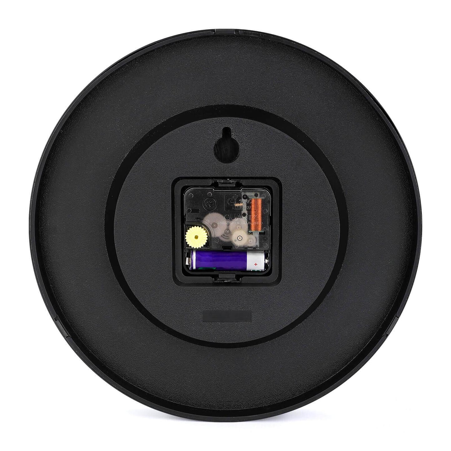 Planet Earth With Sun Reflecting Outer Round Ridge Wall Clock (10 Inch Round In Diameter)