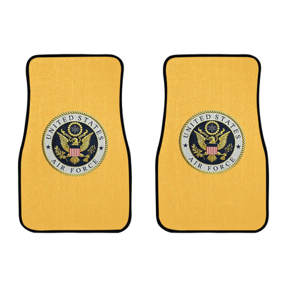 U.S. Air Force Insignia Monogram Custom Floor Mats Front Car Floor Mat (2pcs) Comes With Initials Or Name On Them...