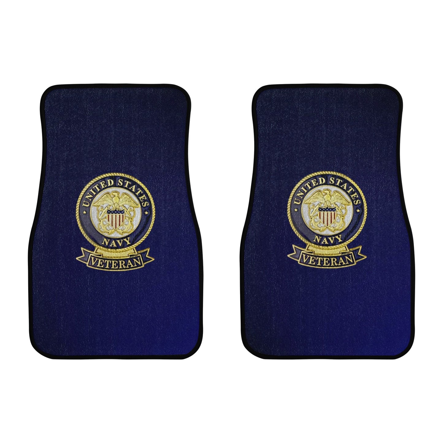 U.S. Navy Vetreran Monogram Custom Floor Mats Front Car Floor Mat (2pcs) Comes With Initials Or Name On Them...