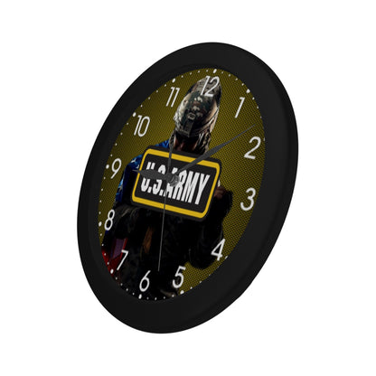 US Army & Soldier Insignia Wall Clock Circular Plastic Wall clock