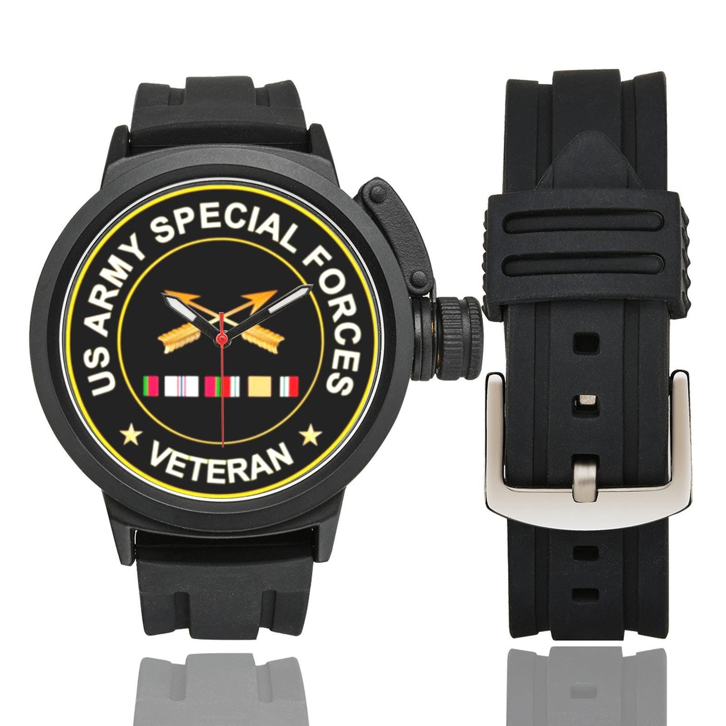 U.S. Army Special Forces Military Miyota Quartz Movement ABS Stainless Steel Waterproof Insignia Military Watch..