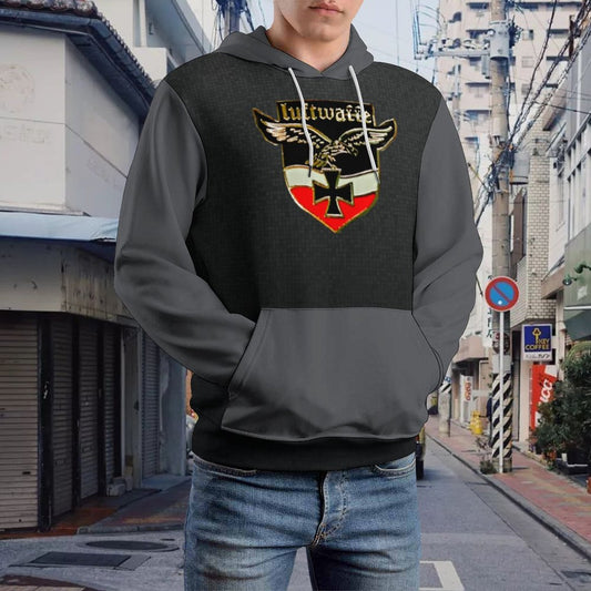 Men's Women's Luftwaffe Insign Soft Double Layer Loose Fitting Hoodie