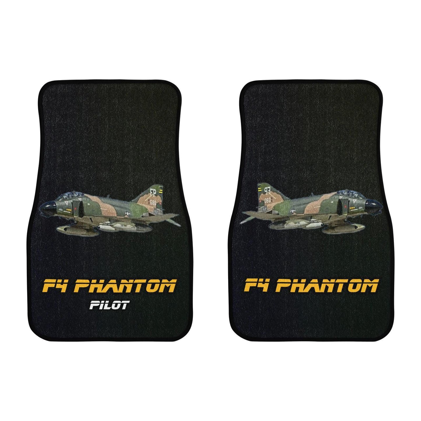 McDonnell Douglas F4 Phantom Jet Floor Mats For The Lovers Of This Jet And The Pilots Who Flew This Magnificent Bird Comes With Initials Or Name On Them...