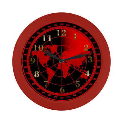 US Navy Gold Yellow Orange Black Outer Wall Clock Circular Plastic Wall clock