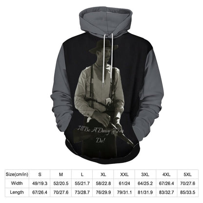 Men's Women's Doc Holliday (Val Kilmer) Double Layer Loose Soft Fitting Hoodie Double-Layer Hood All-Over Print Adult Hoodie