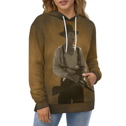 Men's Women's Doc Holliday (Val Kilmer) Double Layer Loose Soft Fitting Hoodie Double-Layer Hood All-Over Print Adult Hoodie