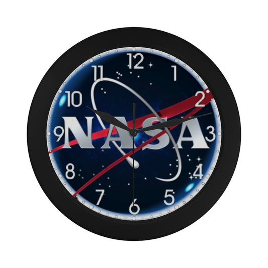 US Navy Gold Yellow Orange Black Outer Wall Clock Circular Plastic Wall clock