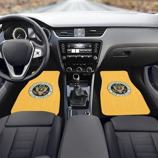 U.S. Air Force Insignia Monogram Custom Floor Mats Front Car Floor Mat (2pcs) Comes With Initials Or Name On Them...