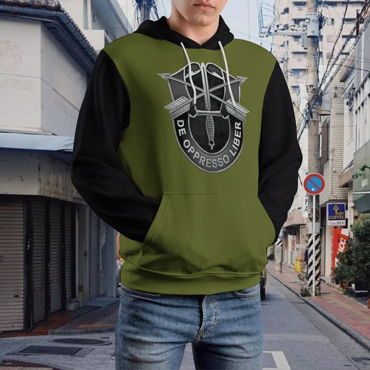 Men's Women's Madison Ave U.S. Army Special Forces Soft Double Layer Loose Fitting Hoodie