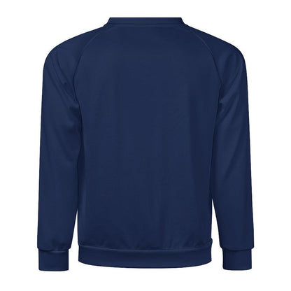 US Air Force Raglan Sweatshirt: Deep Blue Polyester Pullover